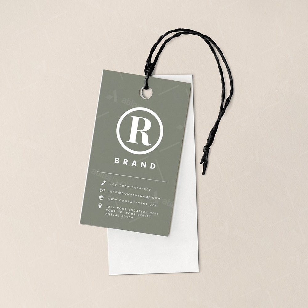 label كرت ألبسة (ليبل/تعليق) - الصورة 1